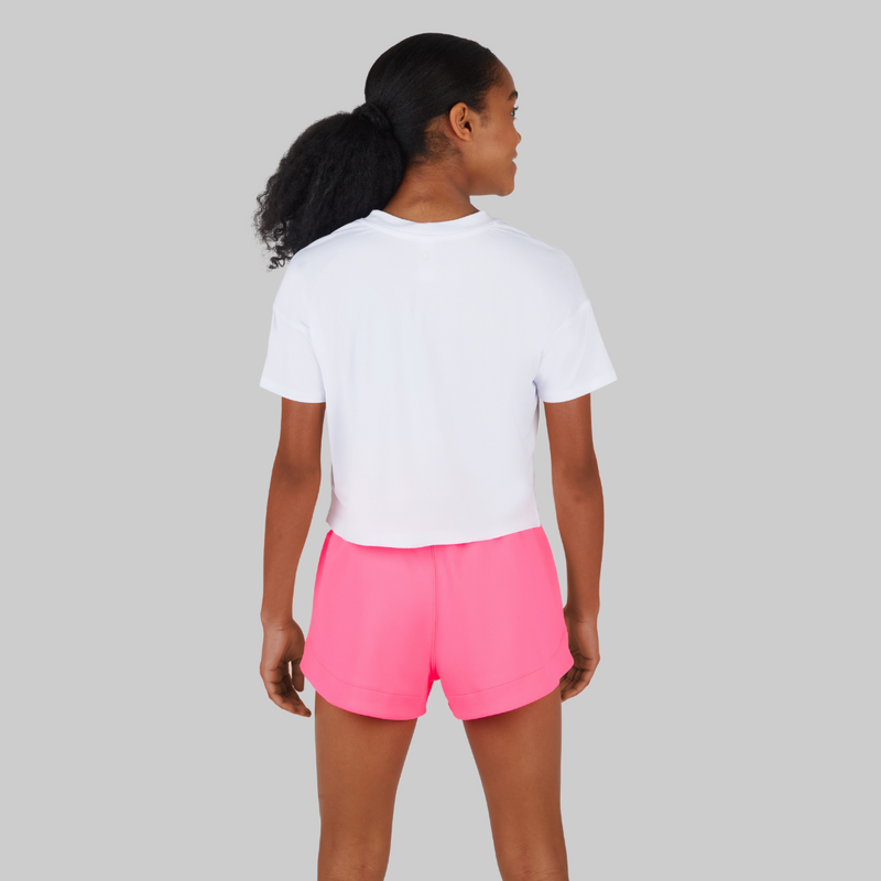 Girls Super Soft Boxy Scuba Short