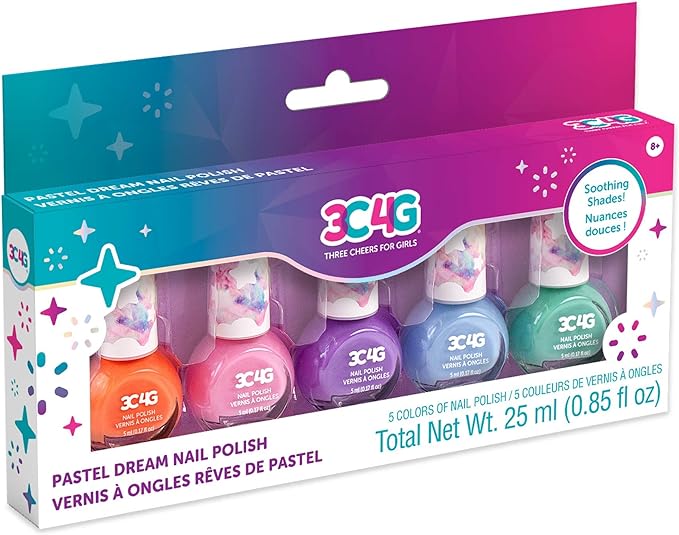 Pastel Dreams Nail Polish - 5 Pack