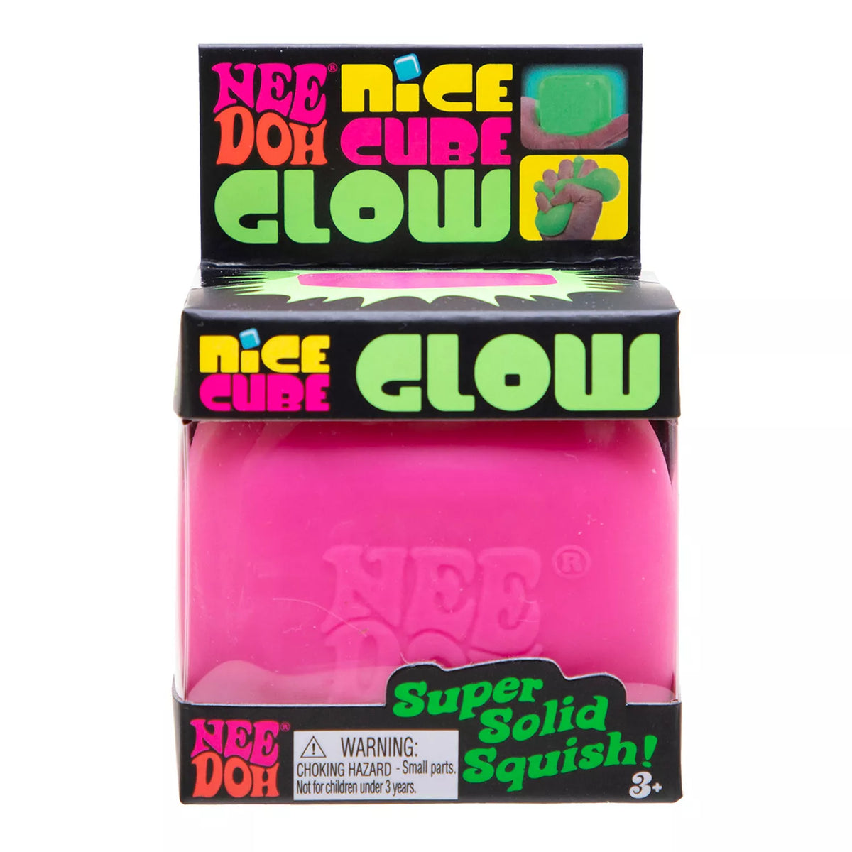 Nee Doh Glow Nice Cube