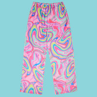 Color Swirl Plush Pant