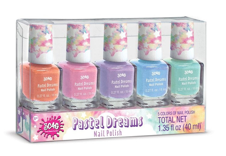 Pastel Dreams Nail Polish - 5 Pack