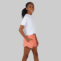 Girls Super Soft Boxy Scuba Short