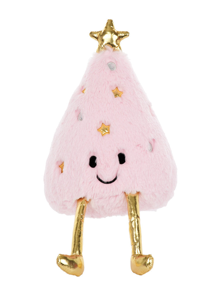 Mini Sparkly Pink Tree Plush Toy