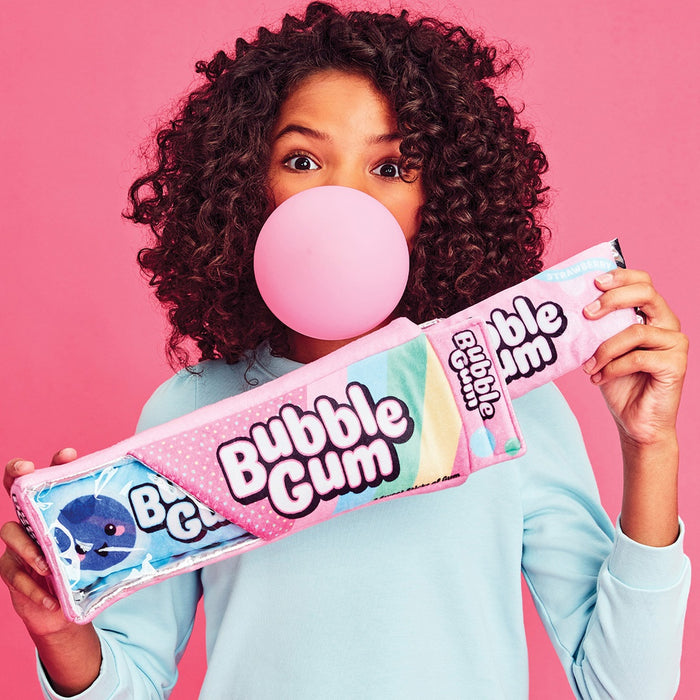 Bubble Gum Fleece Pillow