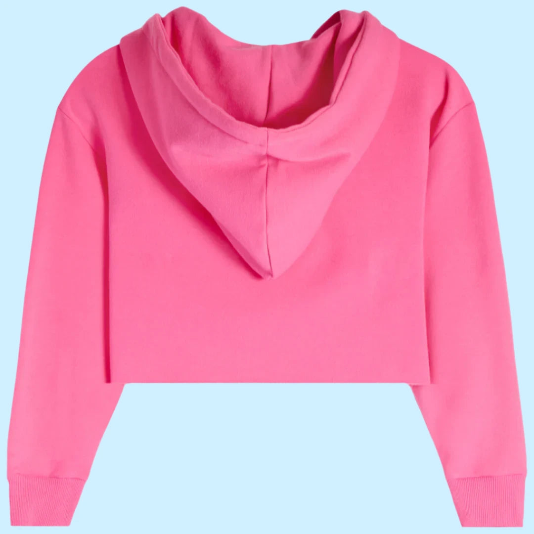 Brushed Soft Cloud Crop Half Zip