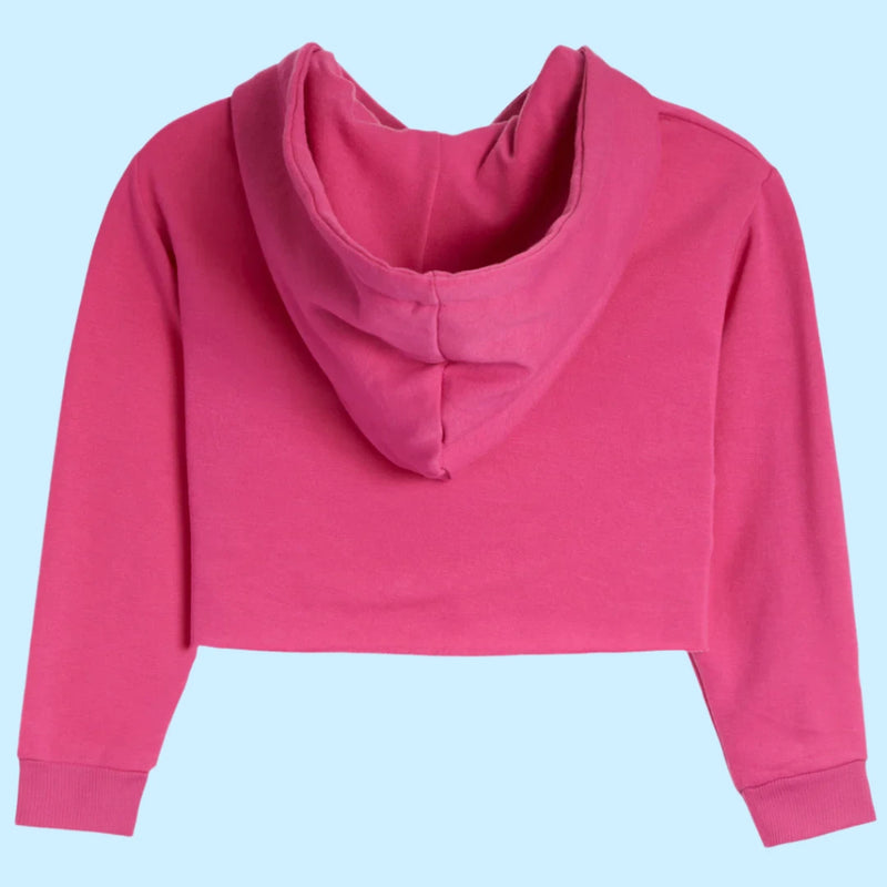 Brushed Soft Cloud Crop Half Zip