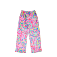 Color Swirl Plush Pant