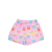 Cupcake Party Plush Shorts