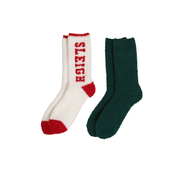 Sleigh Socks - 2 Pack