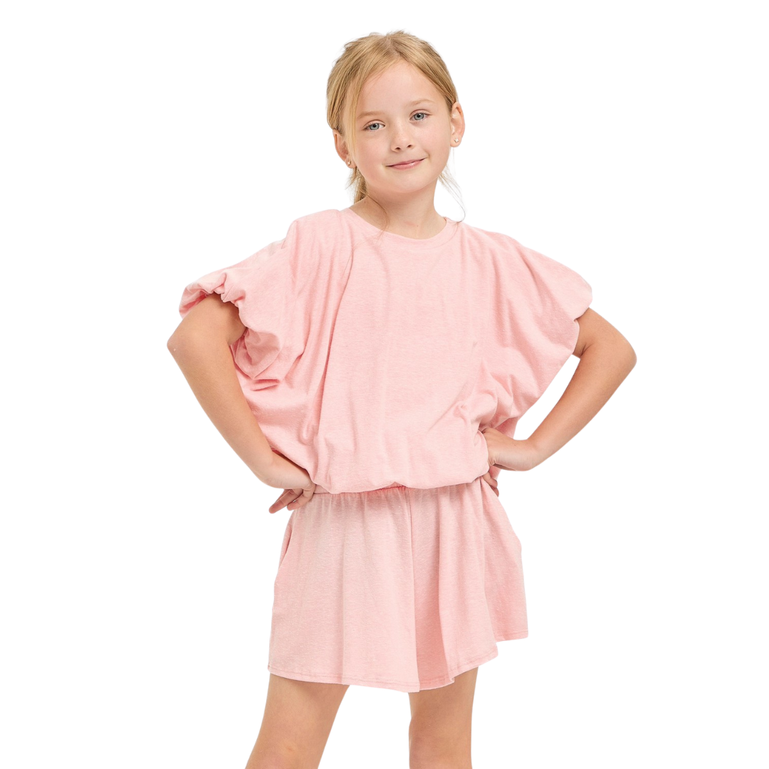 Cotton Slub Bubble Top