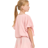 Cotton Slub Bubble Top