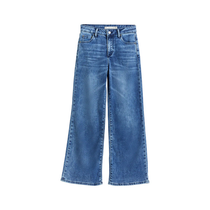 Classic wide-leg jeans