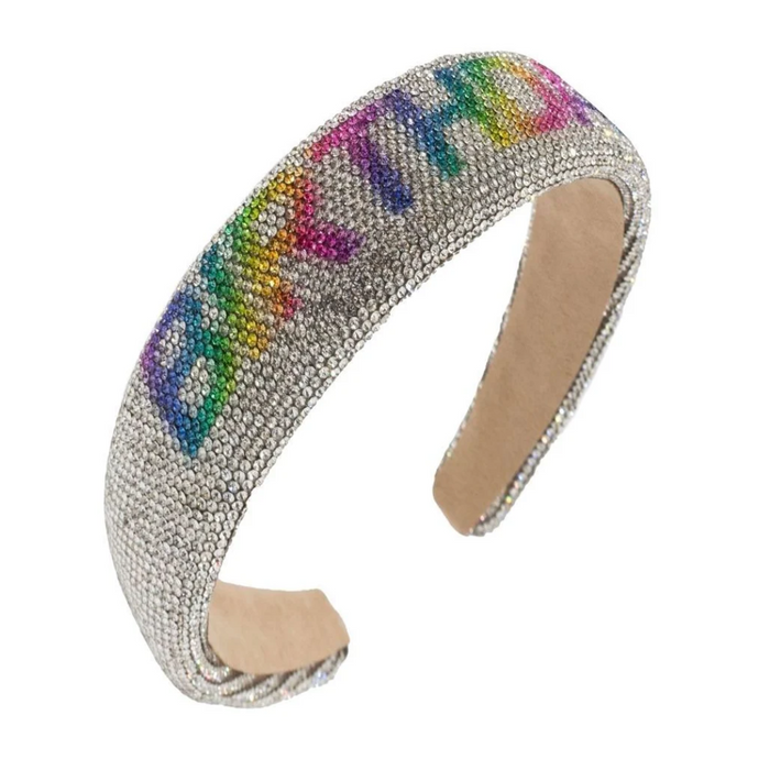 Fully Crystalized Birthday Headband