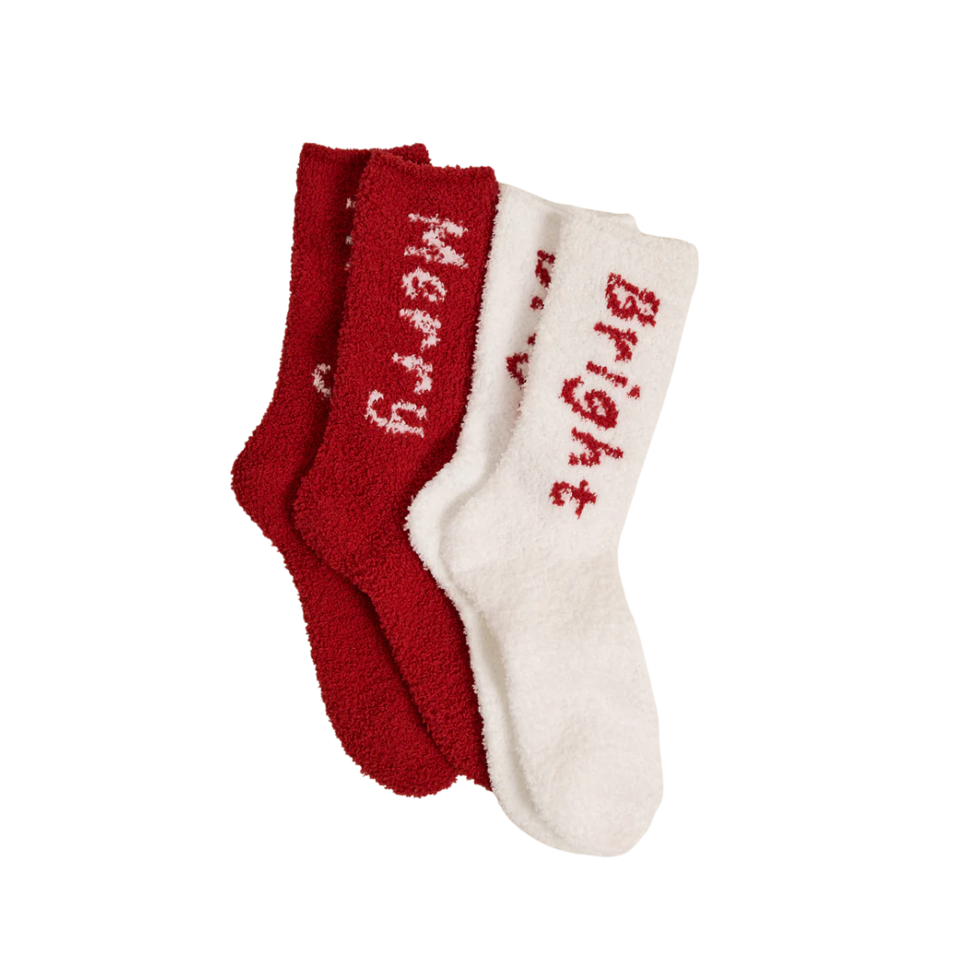 Bright & Merry Socks - 2 Pack