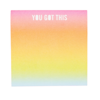 You Got This Sticky Note Cube