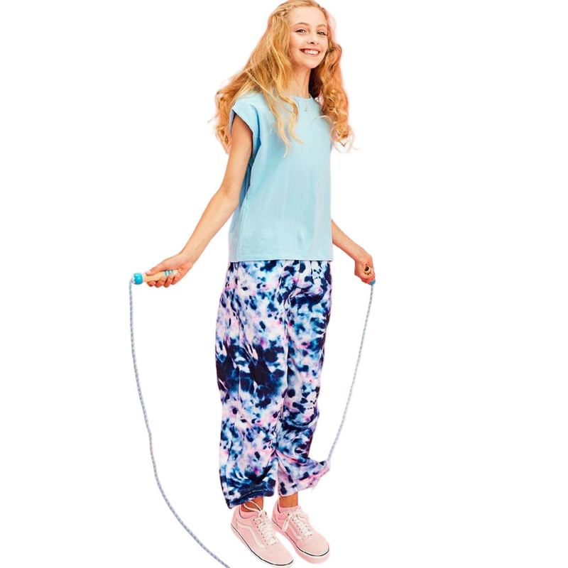 Night Tie Dye Plush Pants