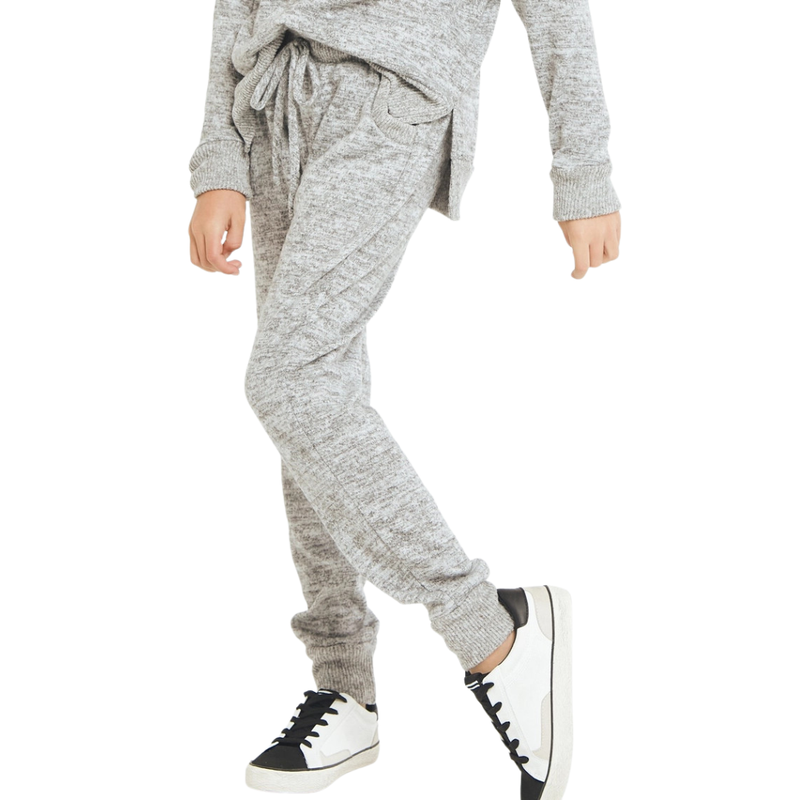 Two Tone Knit Loungewear Sweatpants