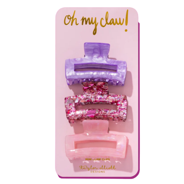Claw Hair Clip Trio