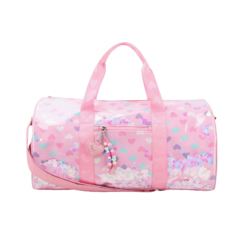 Confetti Hearts Large Duffle Bag