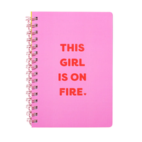 Spiral Notebook - "This Girl Is On Fire"