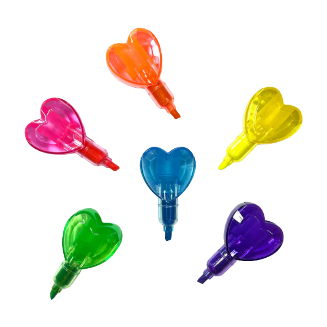 Heart Stacks: Stacking Highlighters