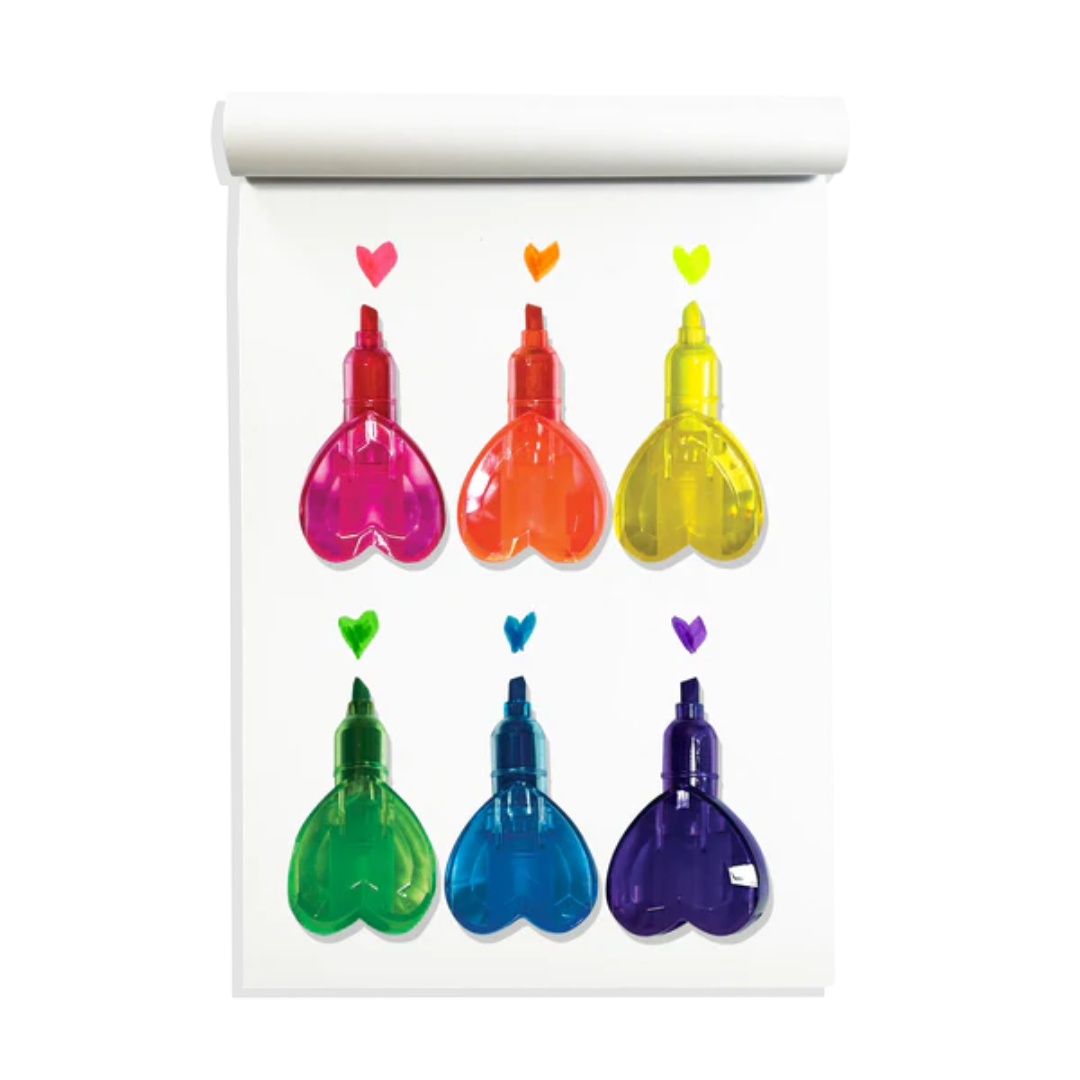 Heart Stacks: Stacking Highlighters