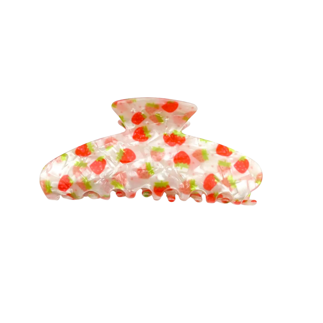 Cherry & Strawberry Hair Claw Clip