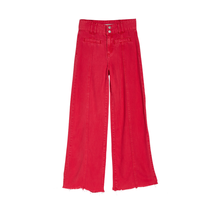 Welt Pocket Trouser Ankle Crop
