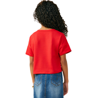 Gameday Sequin Football Patched T Shirt
