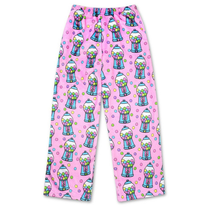 Bubble Gum Fun Plush Pants