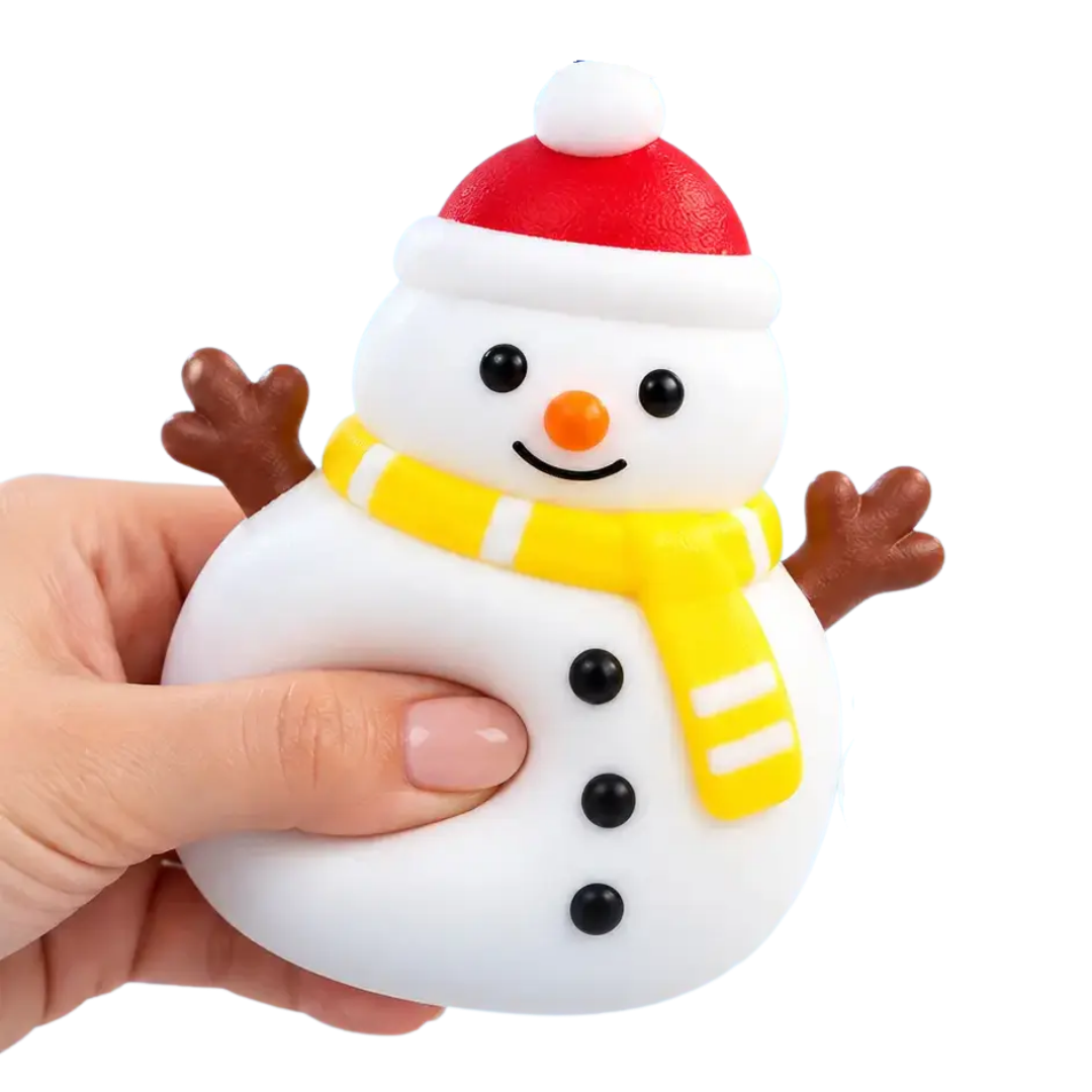 Snowman Crunch Squishy