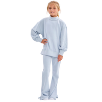 Cotton Terry Slit Hem Pants