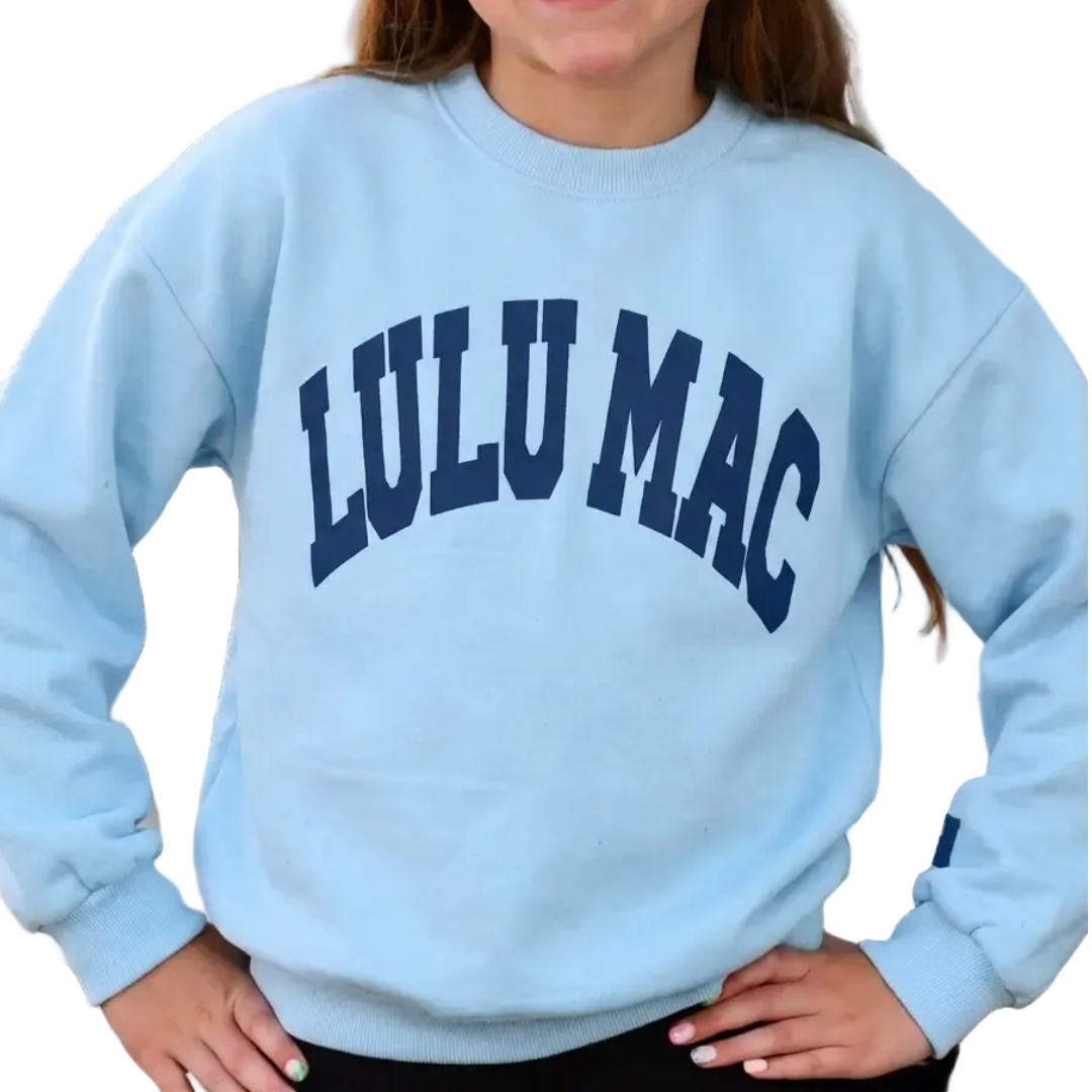 Lulu Mac Puff Logo Sweatshirt