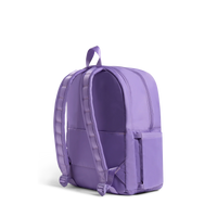 Kane Double Pocket Nylon Backpack - Purple