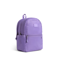 Kane Double Pocket Nylon Backpack - Purple