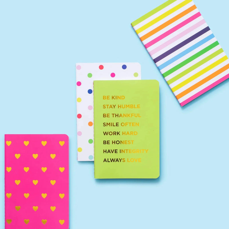 Mini Notebook Set - Everyday Assortment - 4 Piece Set