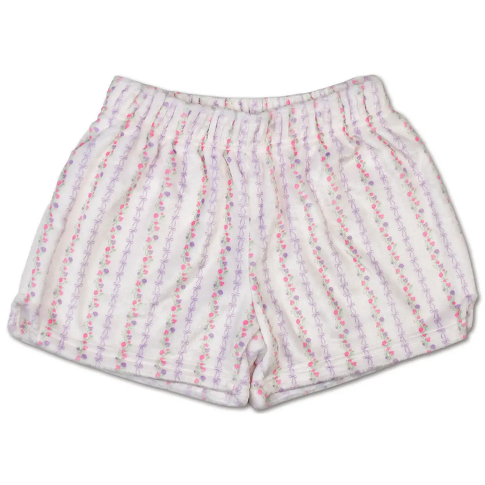 Sweet Heart Vine Plush Shorts