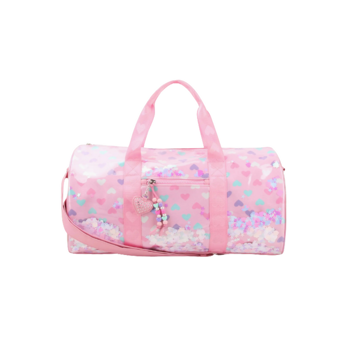Confetti Hearts Large Duffle Bag