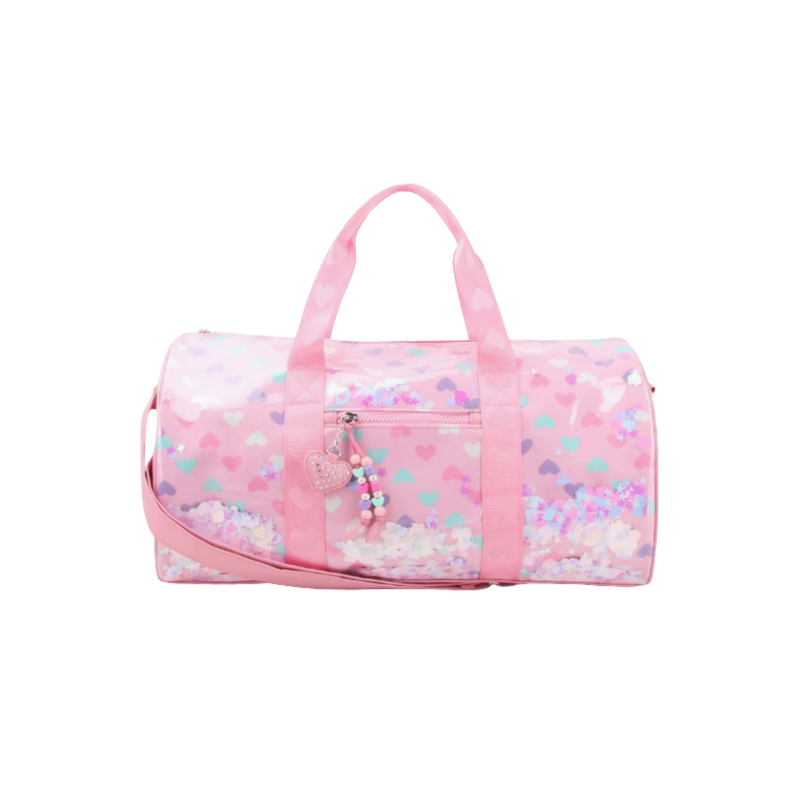Confetti Hearts Large Duffle Bag
