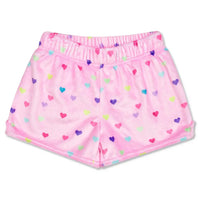 Heart Confetti Plush Shorts