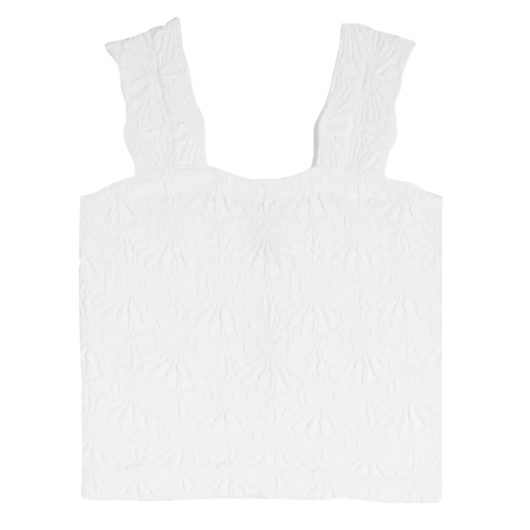 Seamless Floral Textured Tank