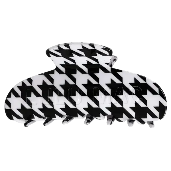 Lulu Mac Hair Clip - Houndstooth