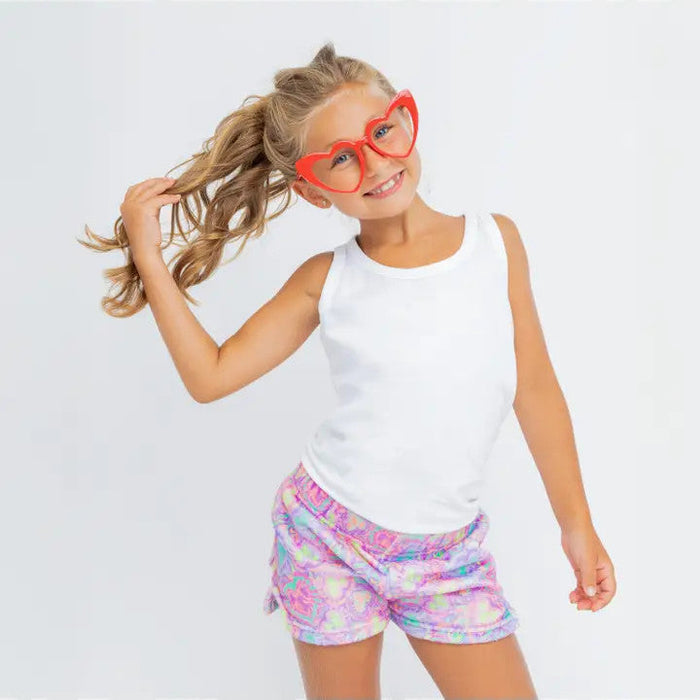 Girls Plush Lounge Shorts - TD