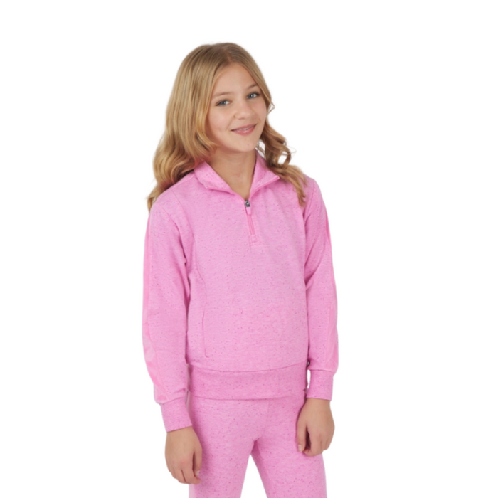 Confetti Terry Brushed Half Zip Pullover