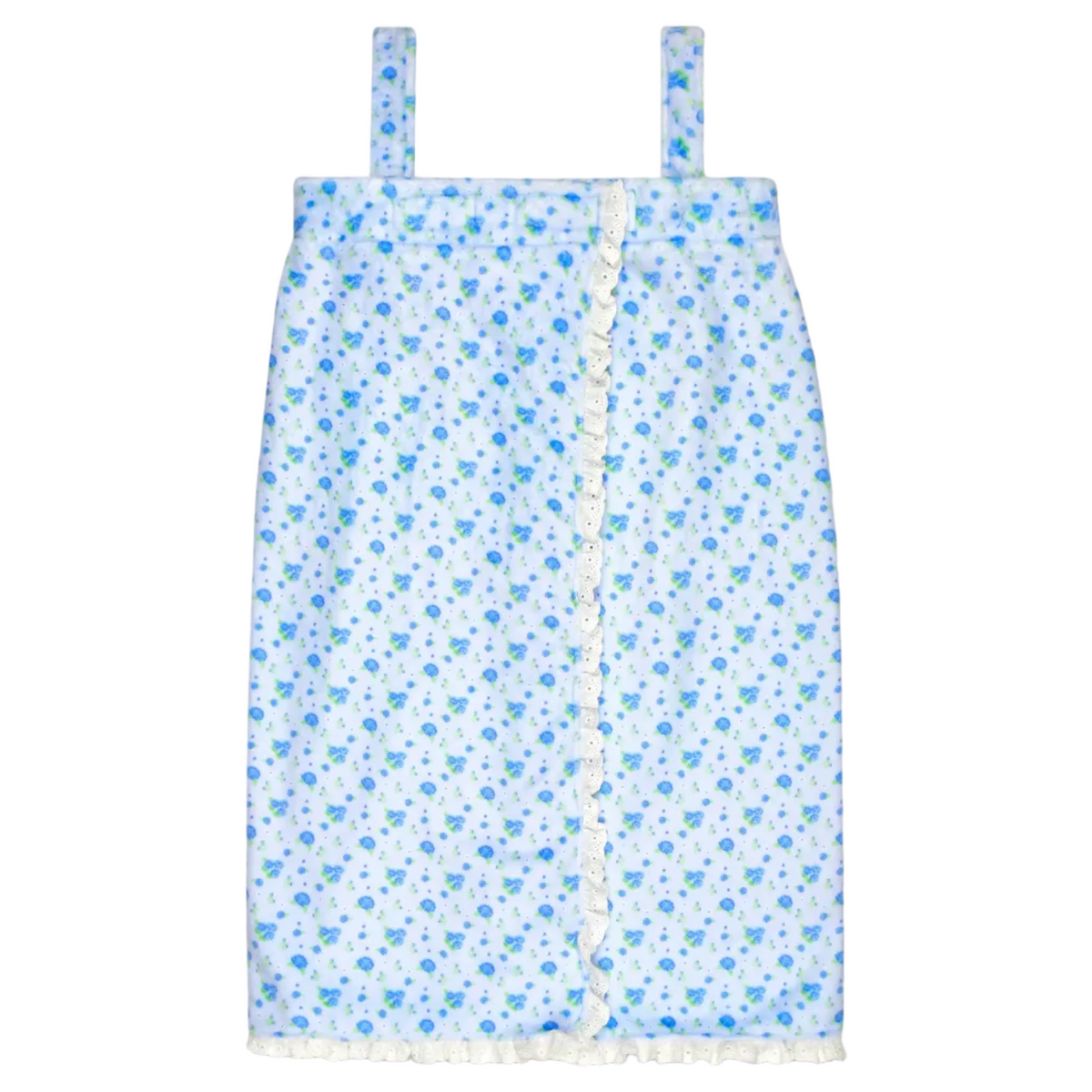 Blue Ditsy Spa Wrap