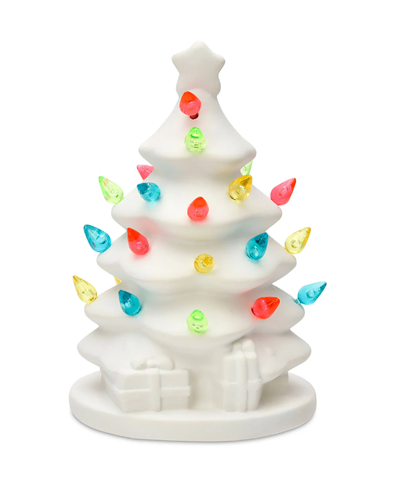 Paint Your Own Holiday Light Up Tree