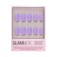 Lilac Press-On Nails | Short Round Shape