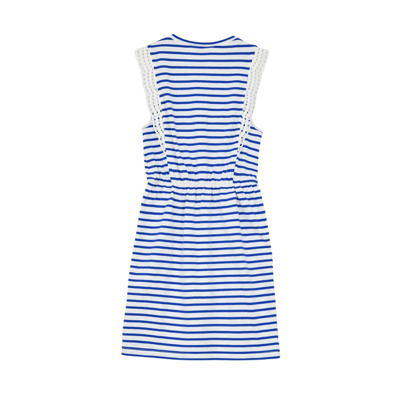 Girls Striped Knitted Dress