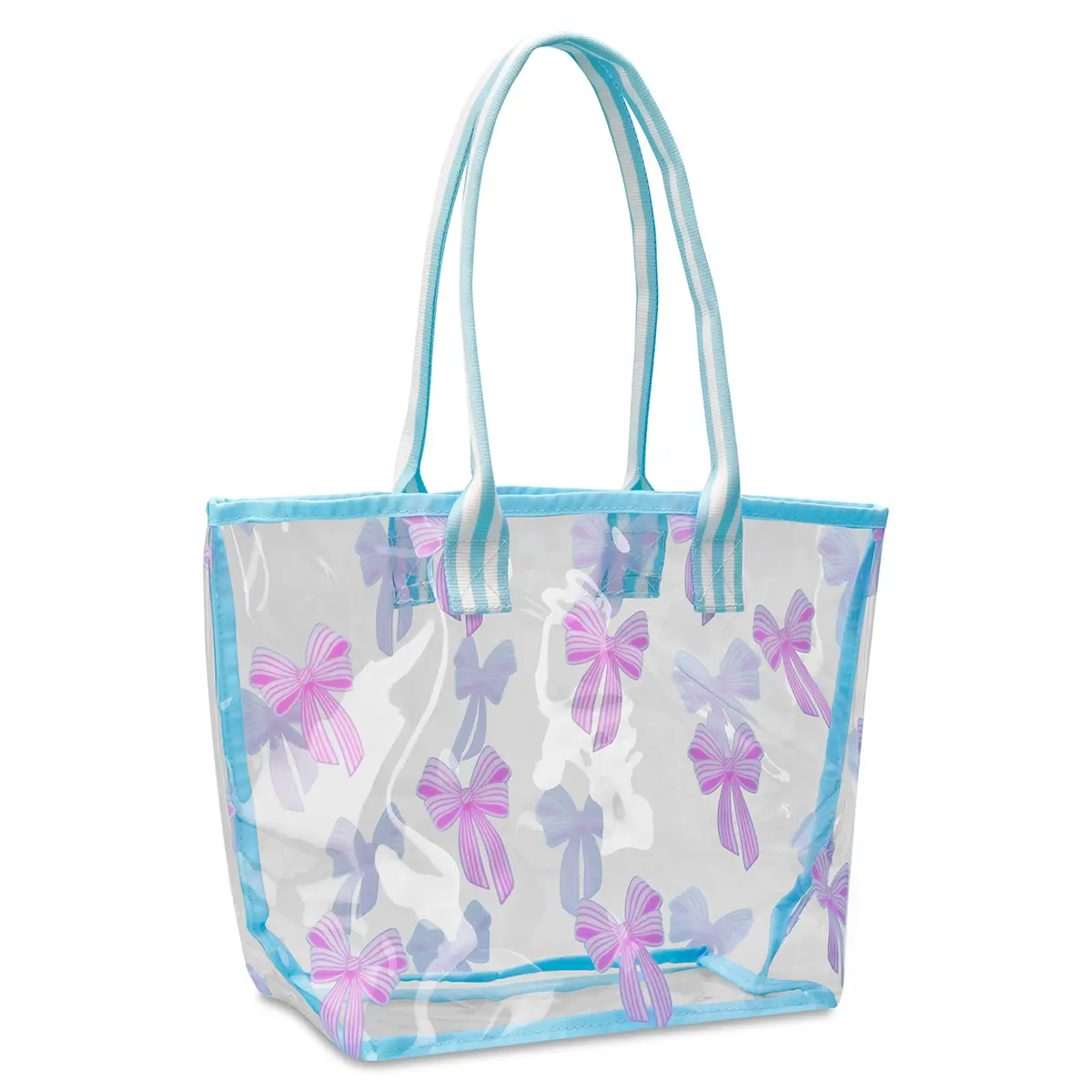Spring Bows Clear Tote