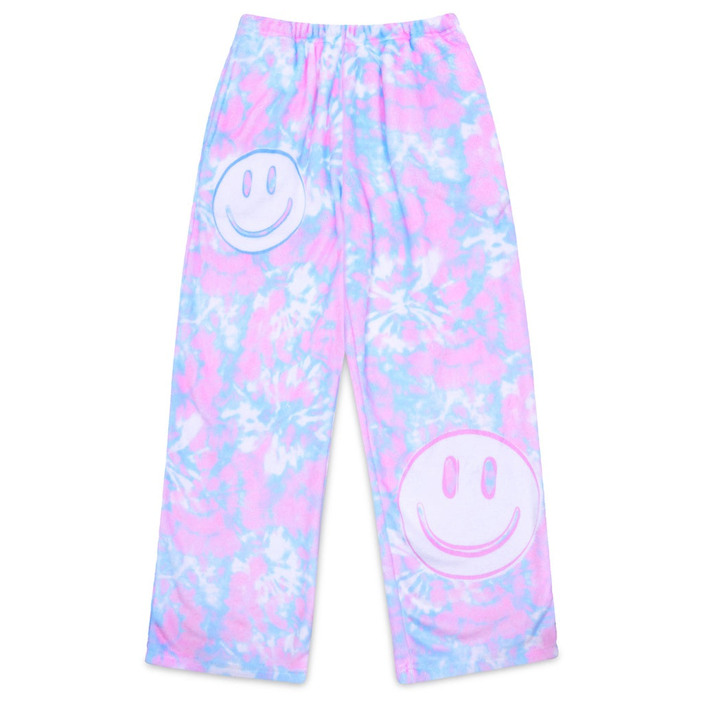 Tie Dye Smiles Plush Pants